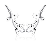 Silver Earring Lizard Shape EL-118